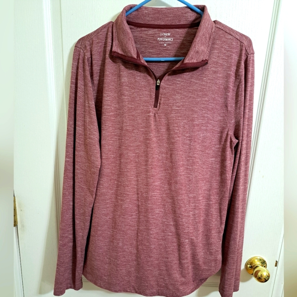 J.Crew Men's Active Performance Pullover Size Med… - image 1